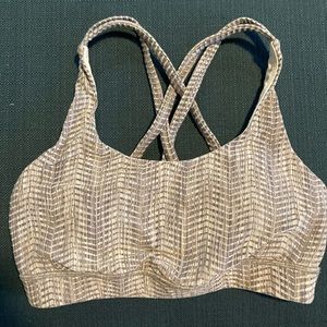 Lululemon gray sports bra